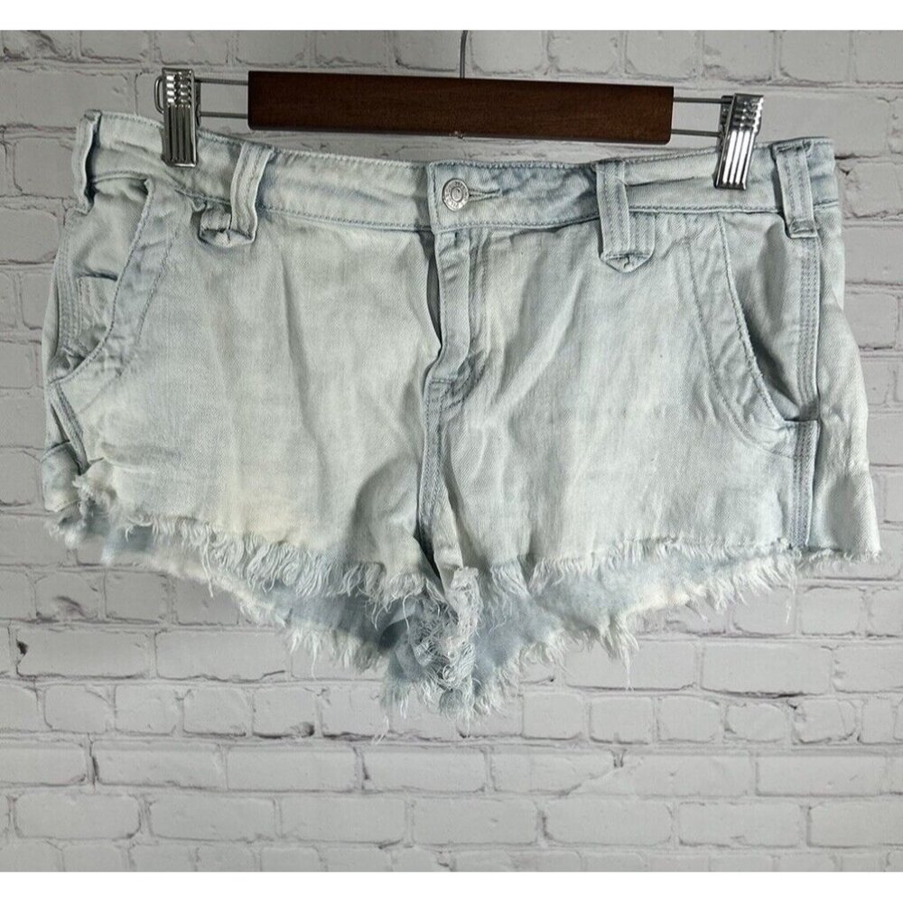 Pilcro Bleach Wash Distressed Frayed Women’s Hot Pants Shorts Sz 29 (33 x 1.5)
